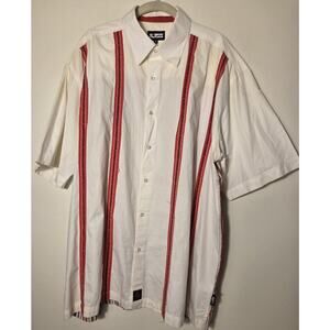 Iliss by Headmaster NBA Houston Rockets Short Sleeve Button Down Mens XL